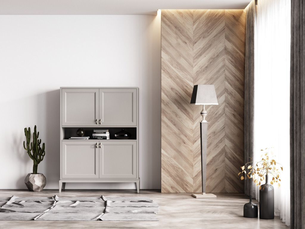 Komoda 4D Verona white