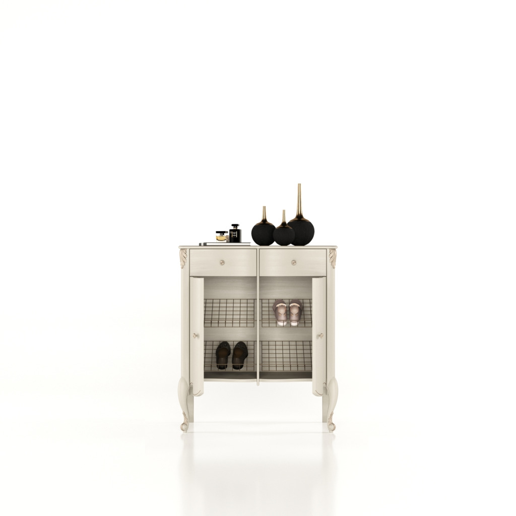 Botník Milano white