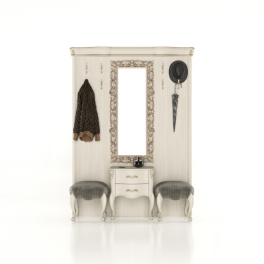 Předsíňová stěna 165 Milano white