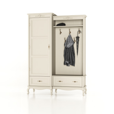 Věšáková skříň Florencie white