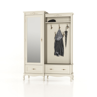 Věšáková skříň Florencie white
