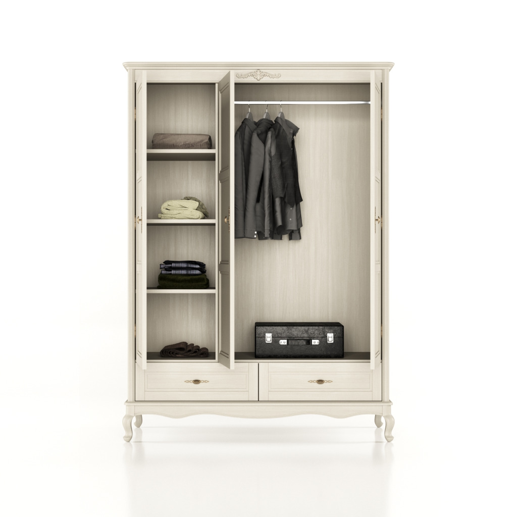 Šatní skříň 3D Florencie white