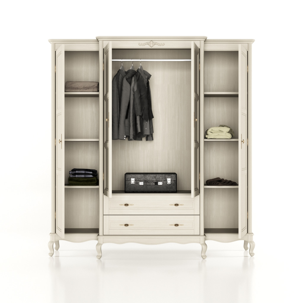 Šatní skříň 4D Florencie white