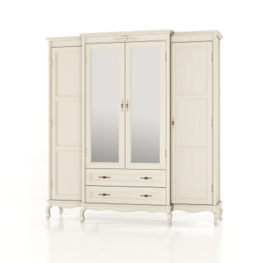 Šatní skříň 4D Florencie white