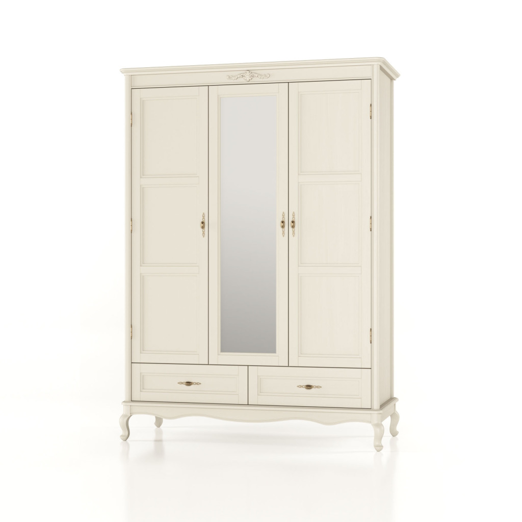 Šatní skříň 3D Florencie white